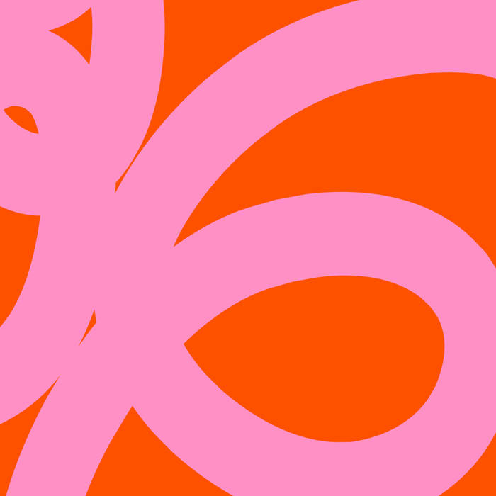 Retro Abstract Lines Orange And Pink Aesthetic Coffee Mug Gallery Image 2