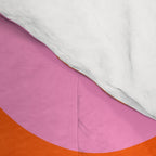 Retro Abstract Lines Orange And Pink Aesthetic Comforter Gallery Image 4