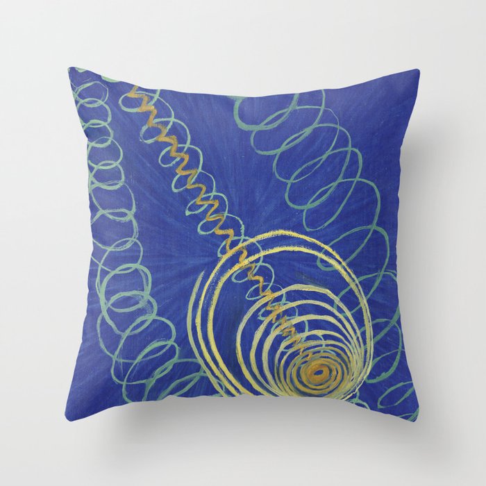 "Primordial Chaos" by Hilma af Klint (1906-1907) Throw Pillow Gallery Image 6