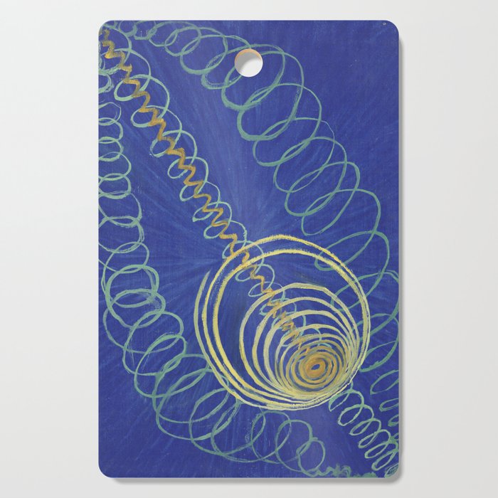 "Primordial Chaos" by Hilma af Klint (1906-1907) Cutting Board Gallery Image 1