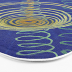 "Primordial Chaos" by Hilma af Klint (1906-1907) Bath Mat Gallery Image 3