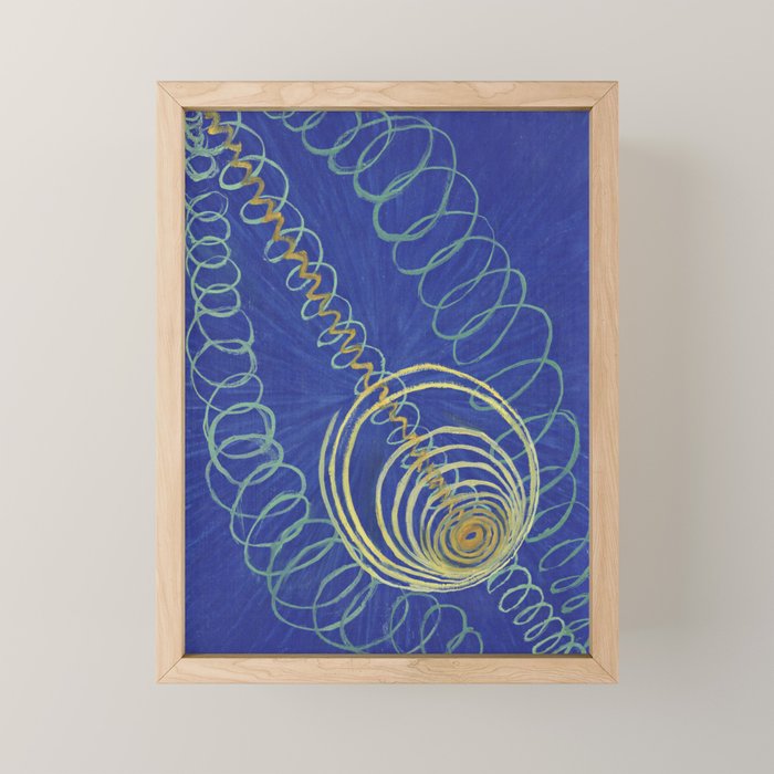 "Primordial Chaos" by Hilma af Klint (1906-1907) Mini Art Print Gallery Image 1