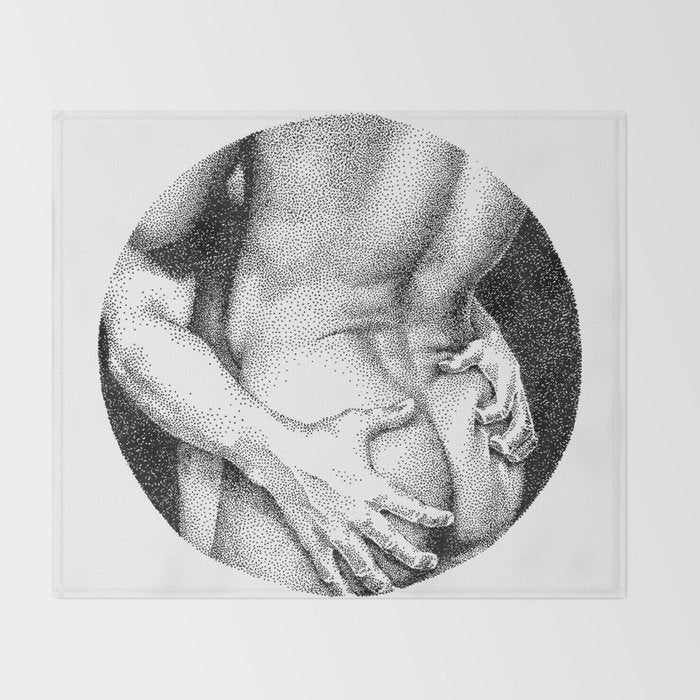 Grab - NOODDOOD Throw Blanket Gallery Image 2