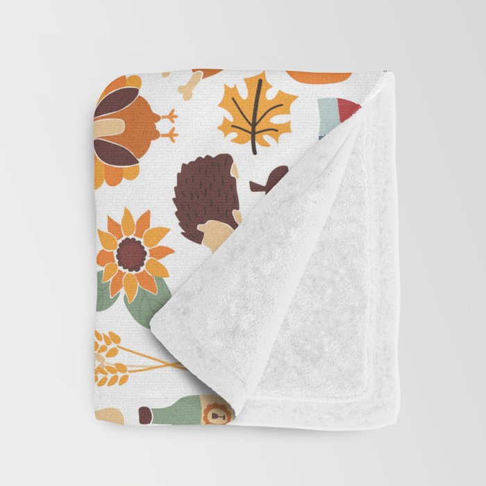 Thanksgiving Celebration Throw Blanket Gallery Image 3