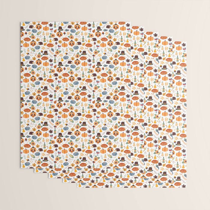 Thanksgiving Celebration Wrapping Paper Gallery Image 3