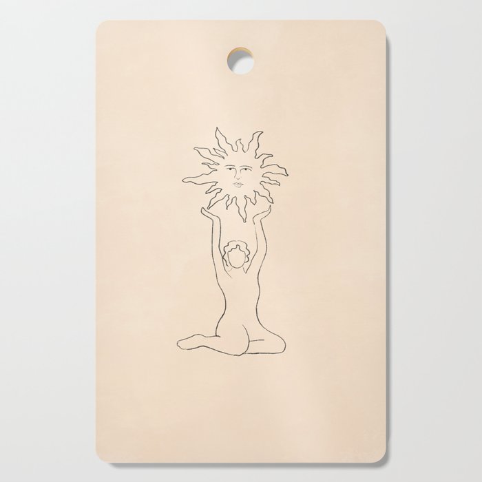 Sunshine in my Hands Cutting Board Gallery Image 1