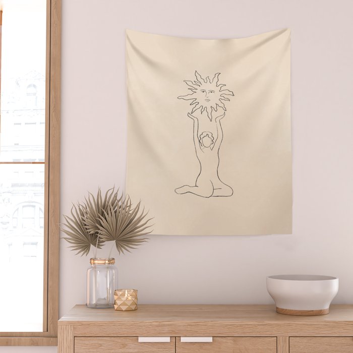 Sunshine in my Hands Wall Tapestry Gallery Image 2