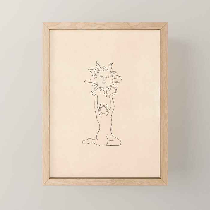 Sunshine in my Hands Mini Art Print Gallery Image 1