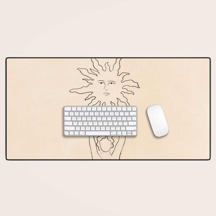 Sunshine in my Hands Desk Mat Gallery Image 1