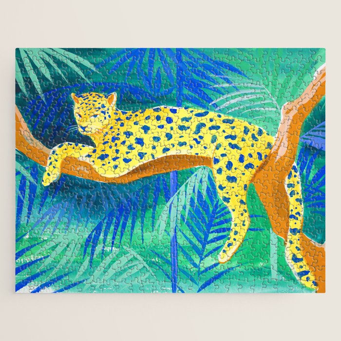 Leopard on Tree Jigsaw Puzzle Gallery Image 1