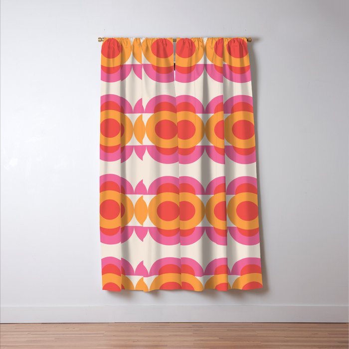 70's pattern no2 Window Curtain Gallery Image 3