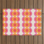 70's pattern no2 Outdoor Rug Gallery Image 1