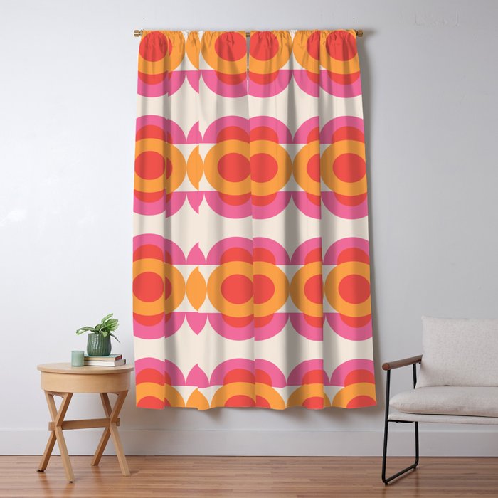 70's pattern no2 Window Curtain Gallery Image 5