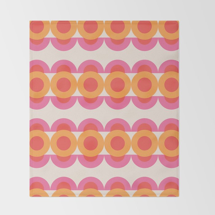 70's pattern no2 Throw Blanket Gallery Image 2