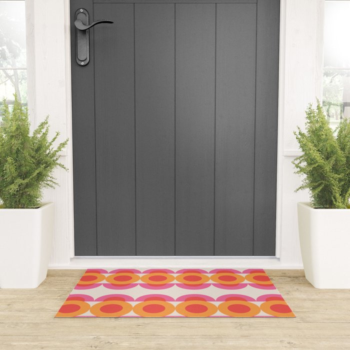 70's pattern no2 Welcome Mat Gallery Image 3