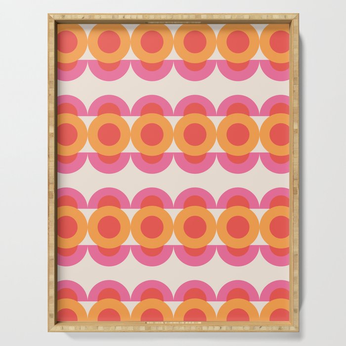 70's pattern no2 Serving Tray Gallery Image 1