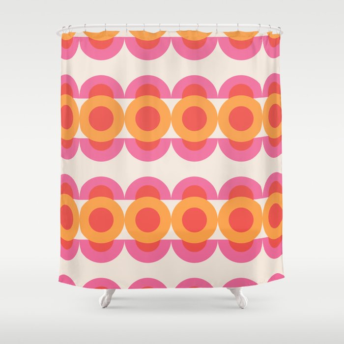 70's pattern no2 Shower Curtain Gallery Image 1
