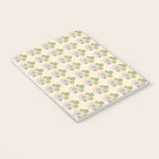 Retro Garden Party 60s 70s Geometric Floral Grid Pastel Pattern Notebook Gallery Image 3