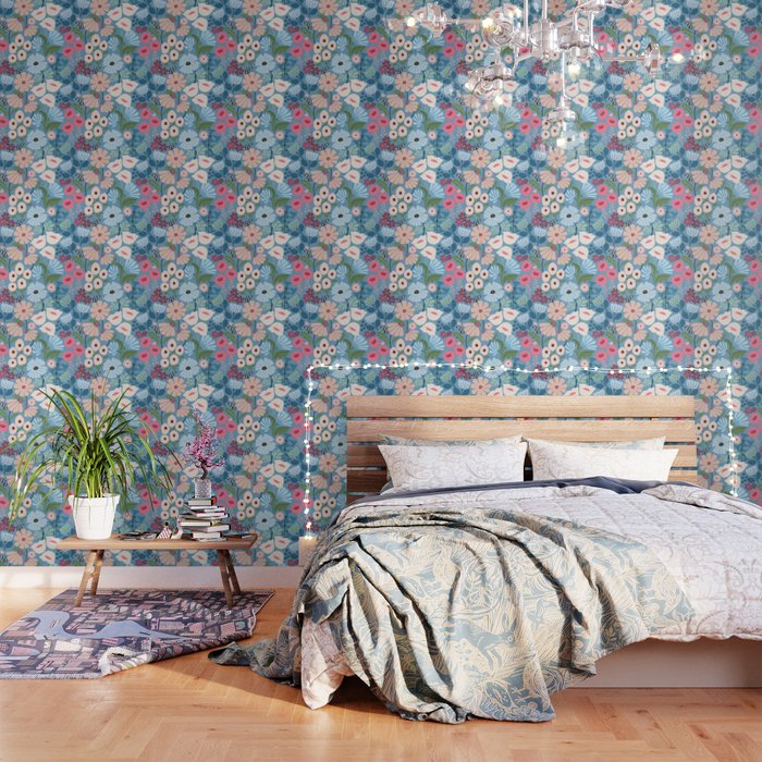 Meadow muse - heritage blue Wallpaper Gallery Image 1