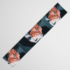 Red Flowers/Lady Portrait Table Runner Gallery Image 3