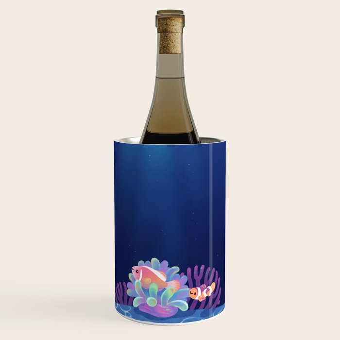 Pink skunk clownfish Wine Chiller Gallery Image 3