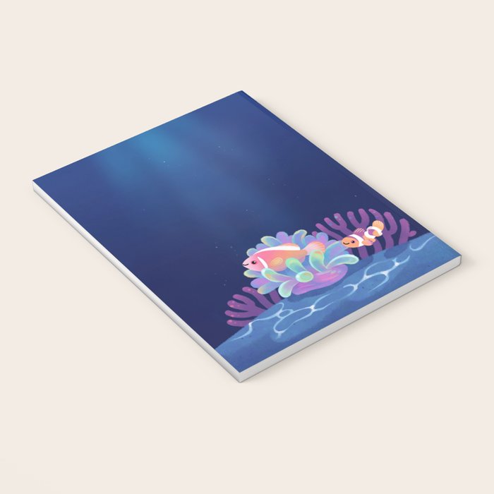 Pink skunk clownfish Notebook Gallery Image 3