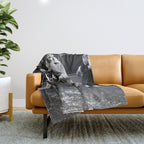 Roaring twenties repeal alcoholic prohibition volstad 18th amendment act flapper protest black and white vintage photograph - photography - photographs Throw Blanket Gallery Image 1