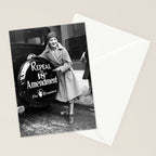 Roaring twenties repeal alcoholic prohibition volstad 18th amendment act flapper protest black and white vintage photograph - photography - photographs Stationery Card Gallery Image 2