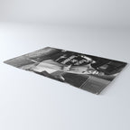 Roaring twenties repeal alcoholic prohibition volstad 18th amendment act flapper protest black and white vintage photograph - photography - photographs Rug Gallery Image 3