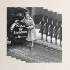 Roaring twenties repeal alcoholic prohibition volstad 18th amendment act flapper protest black and white vintage photograph - photography - photographs Wrapping Paper Gallery Image 3