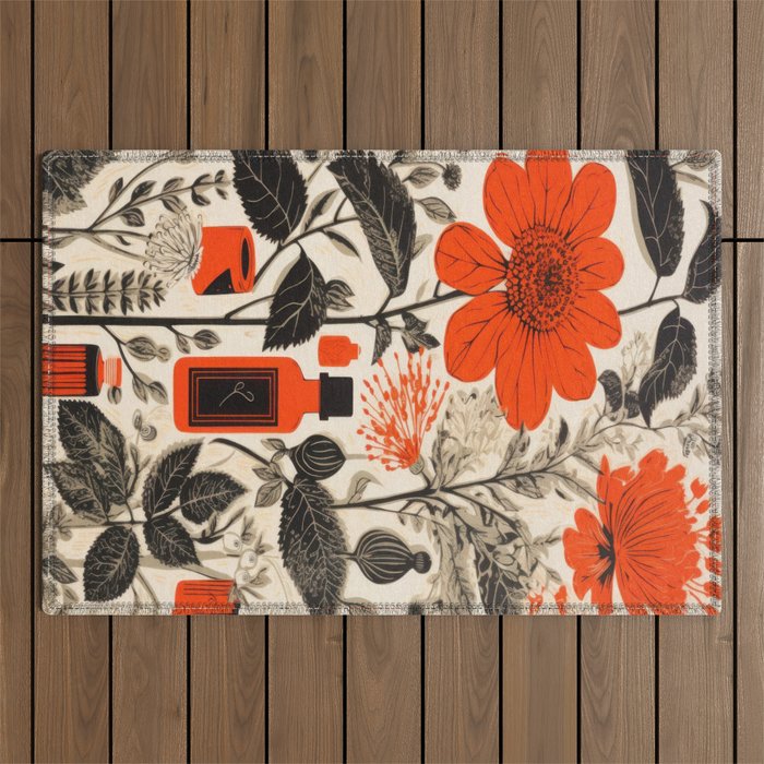 Plant Medicine Outdoor Rug Gallery Image 1