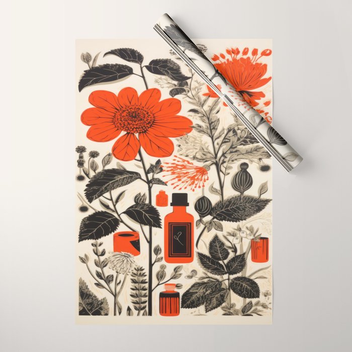 Plant Medicine Wrapping Paper Gallery Image 1