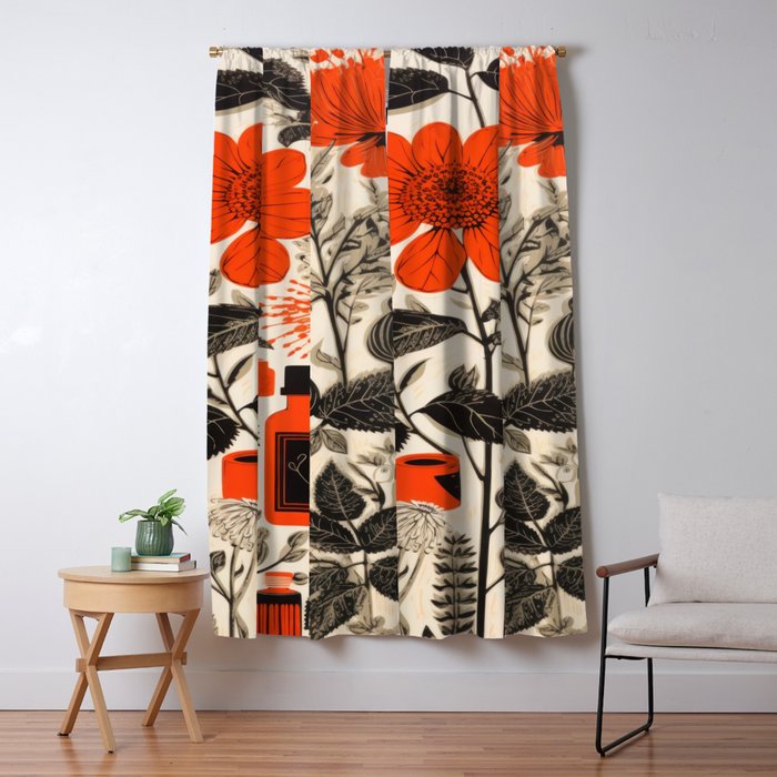 Plant Medicine Window Curtain Gallery Image 5