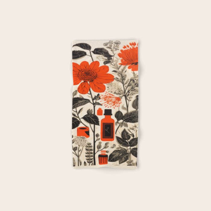 Plant Medicine Bath Towel Gallery Image 1
