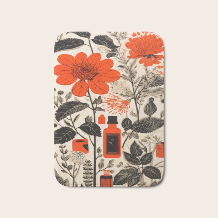 Plant Medicine Bath Mat Gallery Image 1