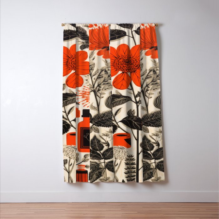 Plant Medicine Window Curtain Gallery Image 3