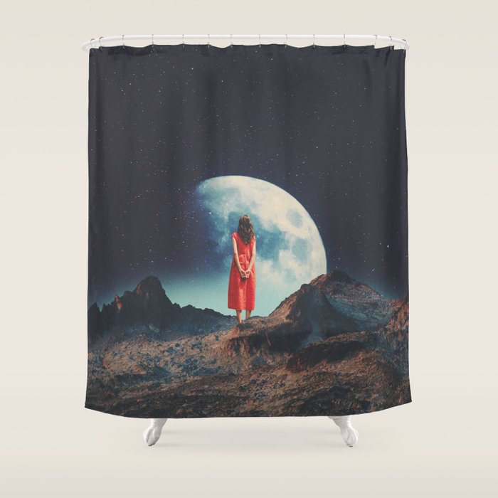 I am Here Waiting for You Shower Curtain Gallery Image 1