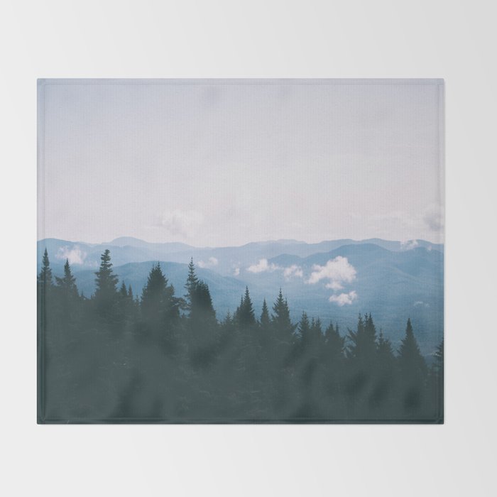 Forest VII Throw Blanket Gallery Image 2