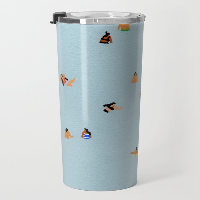 Dusty blue II Travel Mug Gallery Image 3