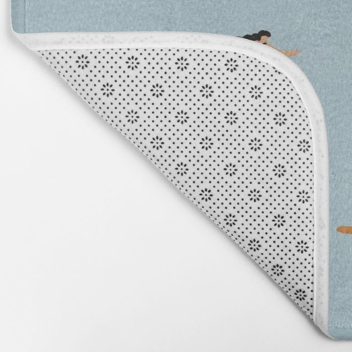 Dusty blue II Bath Mat Gallery Image 2