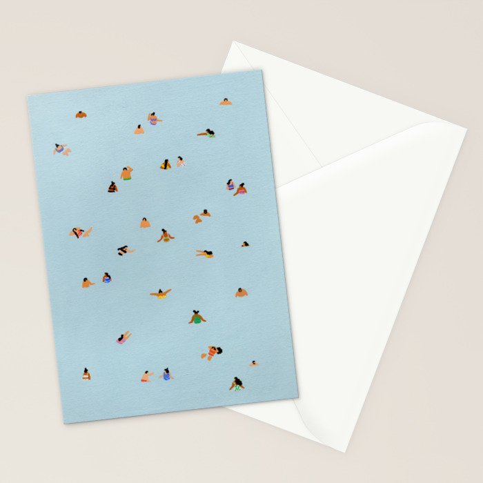 Dusty blue II Stationery Card Gallery Image 2