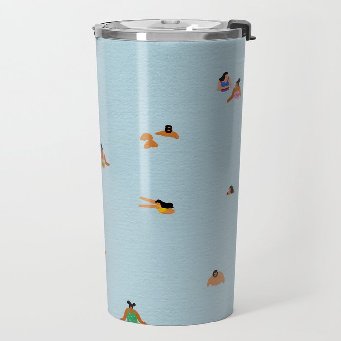 Dusty blue II Travel Mug Gallery Image 2