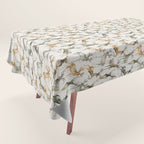 Fall Winter Woodland Deer Animals Tablecloth Gallery Image 1