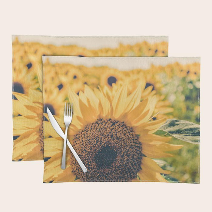 Sunflower Field Placemat Gallery Image 1