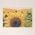 Sunflower Field Welcome Mat Gallery Image 1