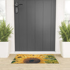 Sunflower Field Welcome Mat Gallery Image 3