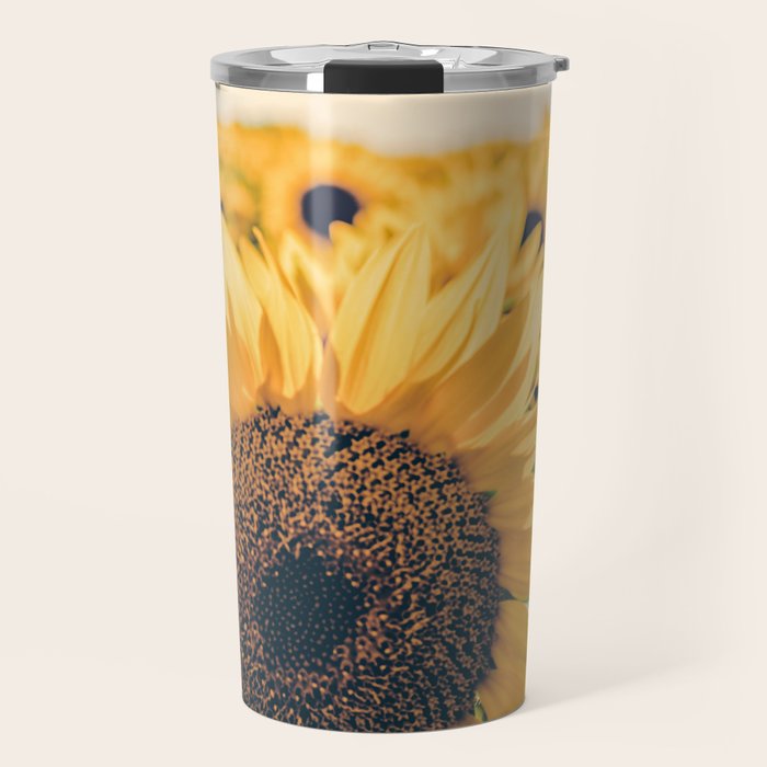Sunflower Field Travel Mug Gallery Image 1