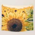 Sunflower Field Wall Tapestry Gallery Image 4