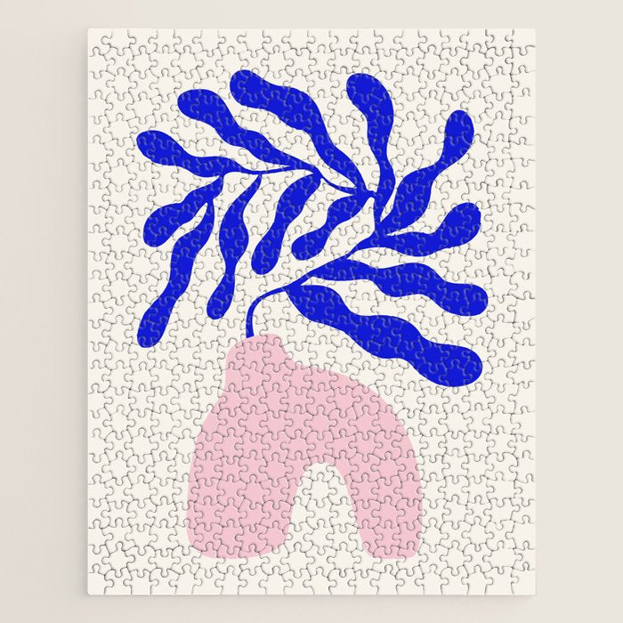 Blue Matisse Ferns II Jigsaw Puzzle Gallery Image 1