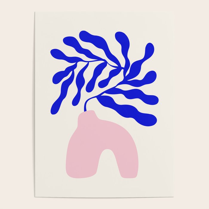 Blue Matisse Ferns II Poster Gallery Image 4